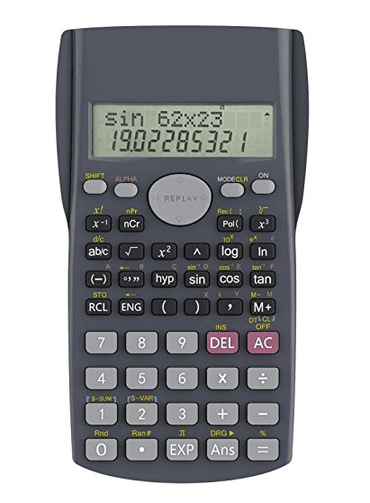 Scientific Calculator, Helect 2-Line Engineering Calculator - H1002 - Thumbnail 5