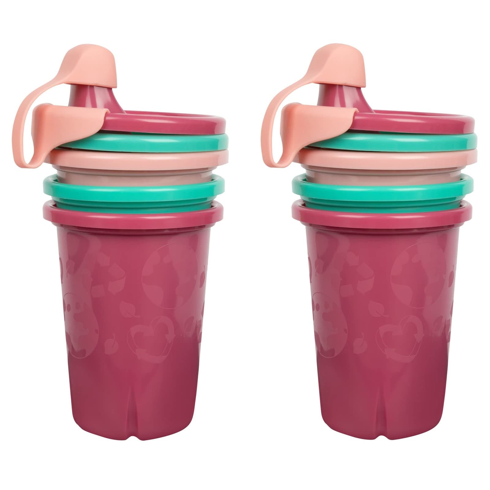The First Years GreenGrown Reusable Spill-Proof Sippy Cups - Toddler Cups wit... - Image 1