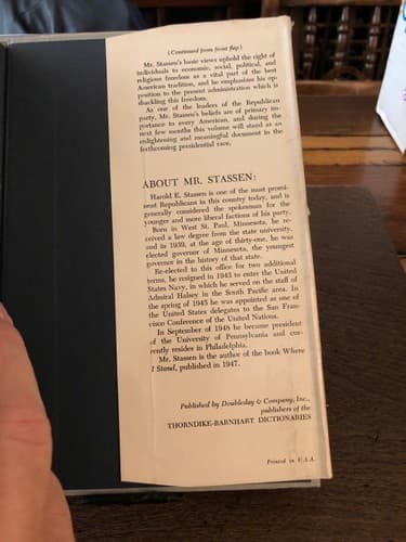 Man Was Meant to Be Free; Selected Statements, 1940-1951 1st edition hc w/ bonus - Thumbnail 10