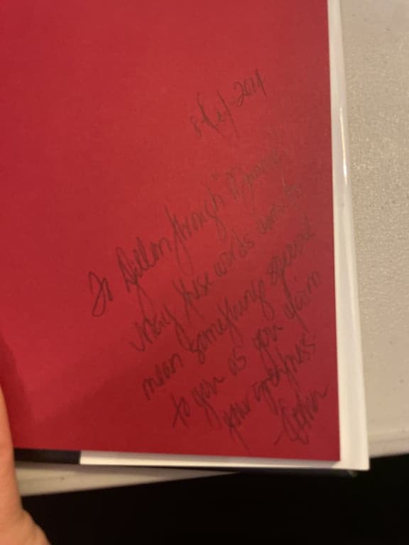 The 10 Love Poems to Empower Young Souls 1st edition hardcover autographed - Thumbnail 3