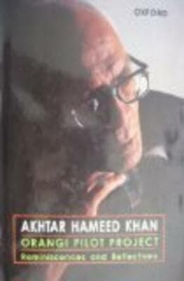AUTOGRAPHED 1st Orangi Pilot Project Reminiscences Reflections Akhtar H Khan - Thumbnail 2