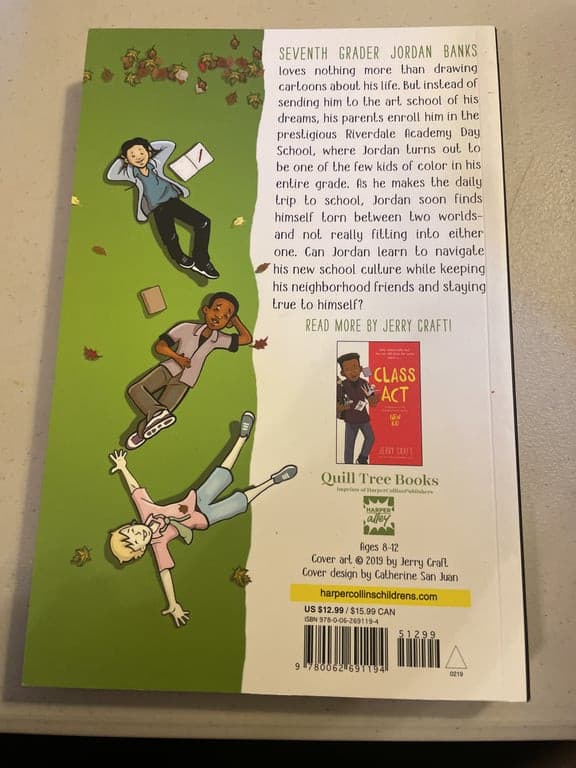 New Kid: A Newbery Award Winner, 1st edition softcover - Thumbnail 2