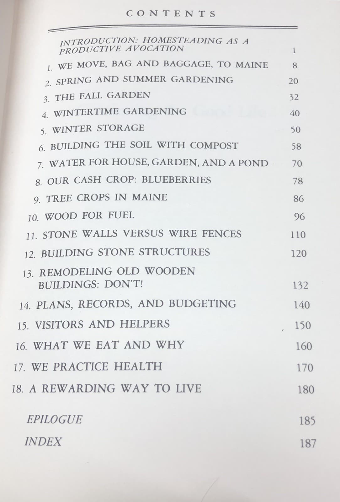 Continuing the Good Life: Half a Century of Homesteading 1st Edition Hardcover - Thumbnail 5