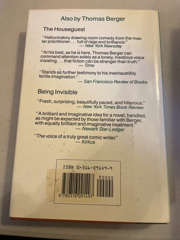 Changing the Past: A Novel: Berger, Thomas: 1st edition hardcover ex-library - Thumbnail 2