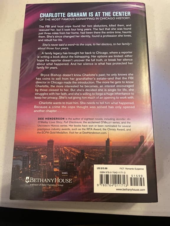 Unspoken by Dee Henderson 1st edition softcover - Thumbnail 2