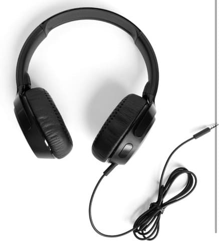 Skullcandy Riff Wired On-Ear Headphones (S5PXW-L003) - Black - NEW - Thumbnail 3