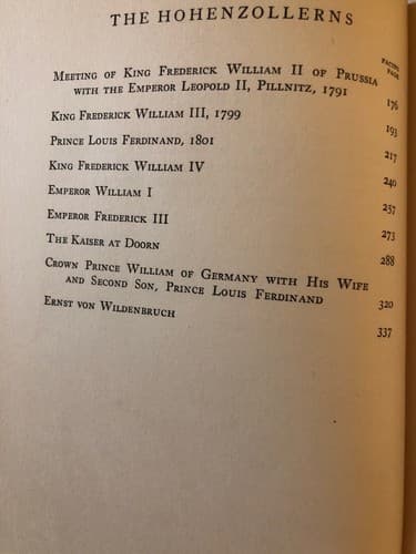 The Hohenzollerns 1929 Century co publishers, hardcover. spine torn - Thumbnail 7