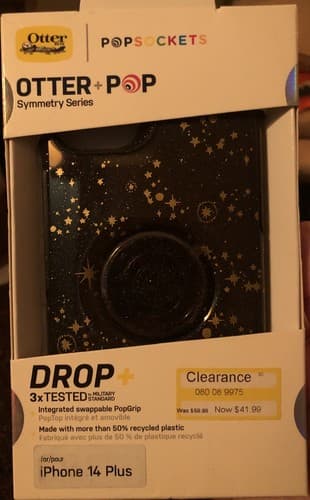 OtterBox Apple iPhone 14 Plus + Pop Symmetry Series Case - Black - Thumbnail 2