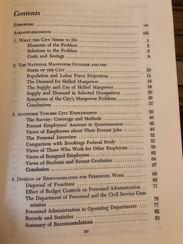Professional Personnel for the City of New York hardcover 1963 1st Edition - Thumbnail 4