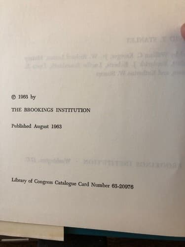 Professional Personnel for the City of New York hardcover 1963 1st Edition - Thumbnail 3
