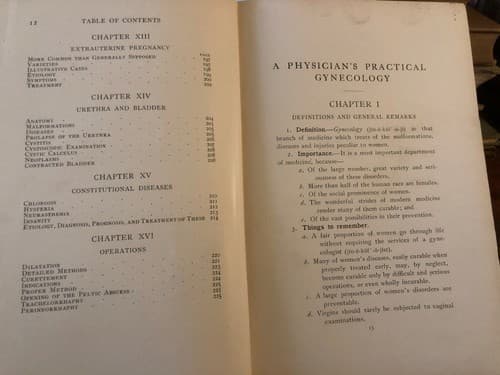 A physician's practical gynecology 1902 1st Edition hardcover Henry - Thumbnail 6