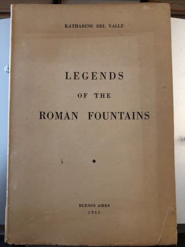 Legends of the Roman Fountains 1951 softcover - Image 1