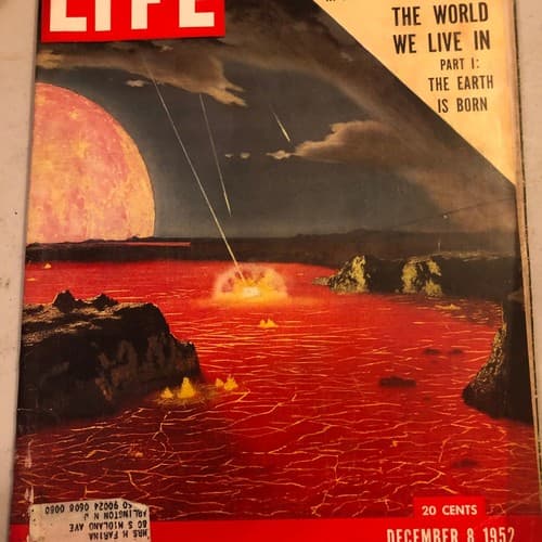 Life Magazine December 8, 1952 The World We Live In: The Earth Is Born - Image 1