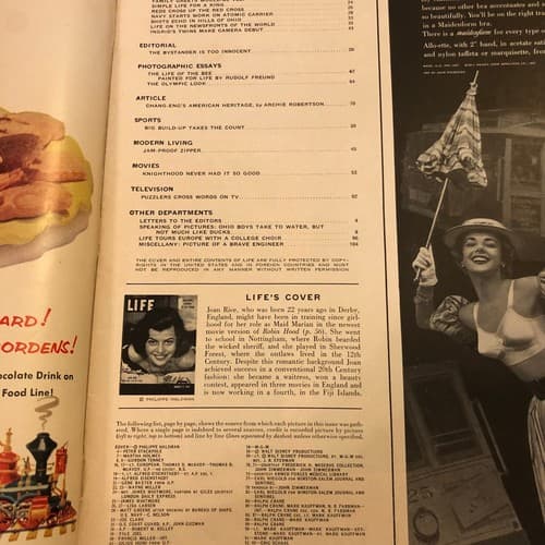 Life Magazine August 1952 Joan Rice, spotlighting her role in the film adaptatio - Thumbnail 3