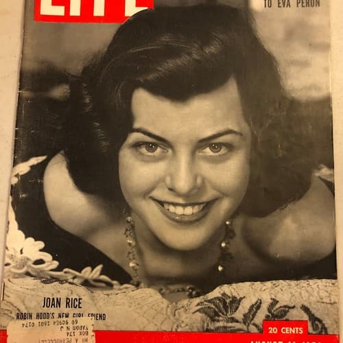 Life Magazine August 1952 Joan Rice, spotlighting her role in the film adaptatio - Image 1