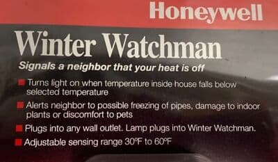 Honeywell winter watchman device - Thumbnail 2