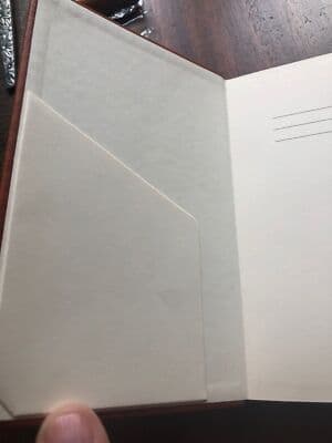 NEW Leather bound NARWHAL CO journal diary notebook w/ pen - Thumbnail 3