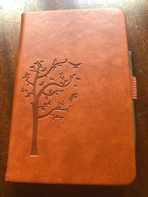 NEW Leather bound NARWHAL CO journal diary notebook w/ pen - Image 1
