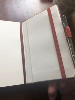 NEW Leather bound NARWHAL CO journal diary notebook w/ pen - Thumbnail 4