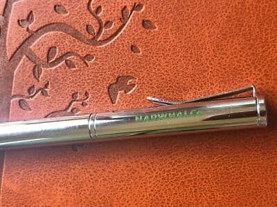 NEW Leather bound NARWHAL CO journal diary notebook w/ pen - Thumbnail 7