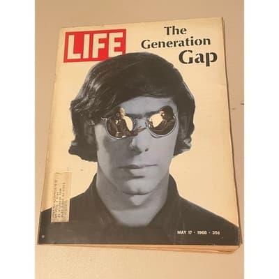 Life Magazine The Generation Gap May 17 1968 Vintage Collectible Issue - Image 1
