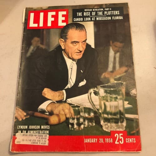 LIFE magazine January 20 1958 Lyndon Johnson as he moves forward in administrati - Image 1