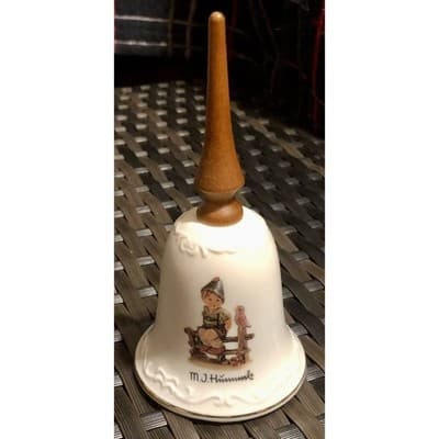 M J Hummel Wayside Harmony Porcelain Bell Vintage Collectible - Image 1