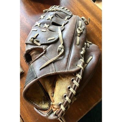 Kids Brown Leather Baseball Glove Youth Catcher Mitt Infield Outfield - Thumbnail 2