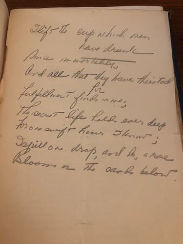 AUTOGRAPHED Magic Ring Collection of Verse 1st Revised Printing 1937 +EXTRA POEM - Thumbnail 2