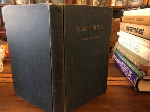 AUTOGRAPHED Magic Ring Collection of Verse 1st Revised Printing 1937 +EXTRA POEM - Thumbnail 4