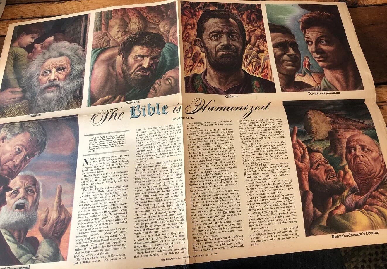 In our image: Character studies Old Testament Gorgeous Paintings 1949 1st Ed. - Thumbnail 2