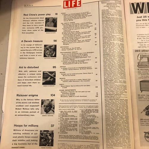Life Magazine - September 8, 1958 - Fantastic Galapagos," highlighting Darwin's - Thumbnail 3