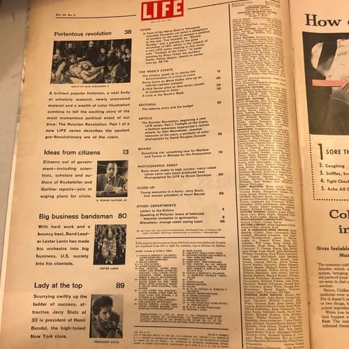 January 13, 1958 LIFE Magazine, The Russian Revolution, Bloody Sunday in Petrogr - Thumbnail 3