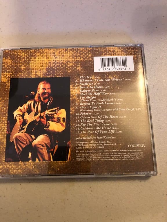Kenny Loggins Yesterday, Today, Tomorrow - The Greatest Hits Of (CD) - Thumbnail 2