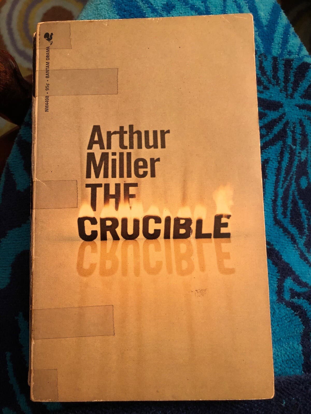 The Crucible Arthur Miller Pb. Reading Copy Only. Cover Has Been Tape Reinforced - Image 1