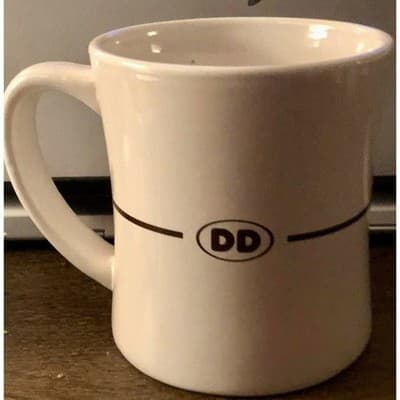 Dunkin Donuts Ceramic Coffee Mug 2011 DD Logo Dishwasher Microwave Safe - Image 1
