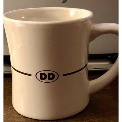 Dunkin Donuts Ceramic Coffee Mug 2011 DD Logo Dishwasher Microwave Safe - Thumbnail 2