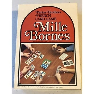 Parker Brothers Mille Bornes French Card Game 1971 Complete Vintage - Thumbnail 2