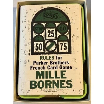 Parker Brothers Mille Bornes French Card Game 1971 Complete Vintage - Thumbnail 3
