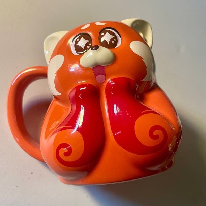 Disney Turning Red Mei Lee Red Panda 5" Figural Mug 31 fl.oz. Excellent conditio - Thumbnail 2