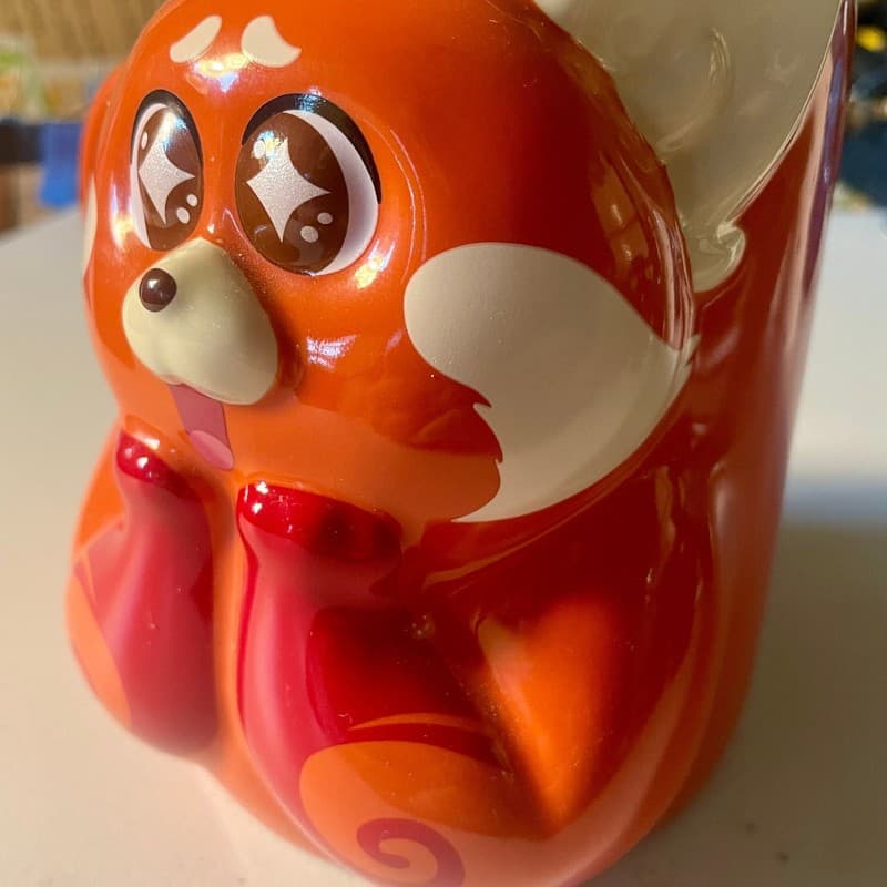 Disney Turning Red Mei Lee Red Panda 5" Figural Mug 31 fl.oz. Excellent conditio - Thumbnail 6