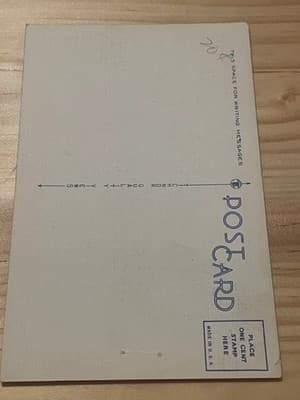 St Johnsbury House Postcard St Johnsbury VT Vintage Linen Unused 61353 - Thumbnail 2