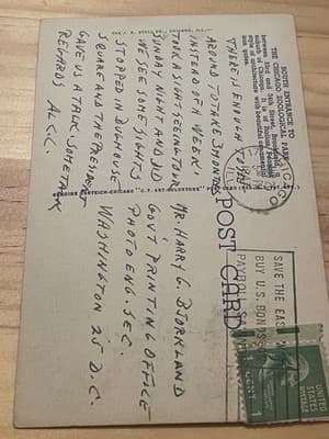 Curt Teich Chicago Zoological Park Entrance Brookfield Illinois Postcard Vintage - Thumbnail 2