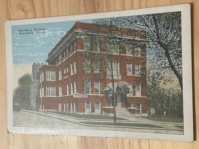 Harrisburg Hospital Harrisburg IL Postcard E C Kropp Co Divided Back Unposted - Image 1