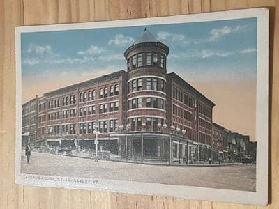 Avenue House St Johnsbury VT Vintage Postcard Randall & Whitcomb Unposted Unused - Image 1