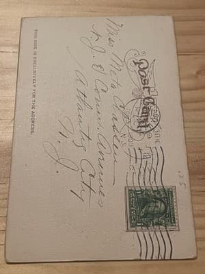 Masonic Temple Chicago Vintage Postcard E O Kropp No 267 Postmarked Written - Thumbnail 2