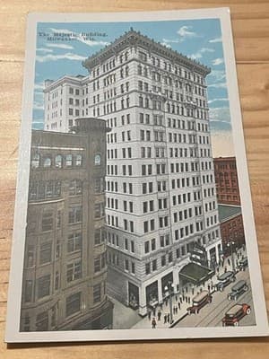 Majestic Building Milwaukee WI Postcard E O Kropp Co Unposted Unused Vintage - Image 1