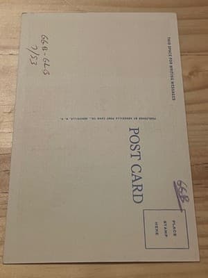 Oteen N C Nurses Home US Veterans Administration Postcard Linen Unposted Vintage - Thumbnail 2