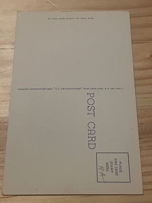 Curteich CT Art-Colortone Postcard First National Bank Building St Paul MN - Thumbnail 2