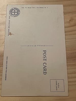 Berger Bros Providence RI Postcard The Mall Biltmore Hotel Depot Unposted VTG - Thumbnail 2